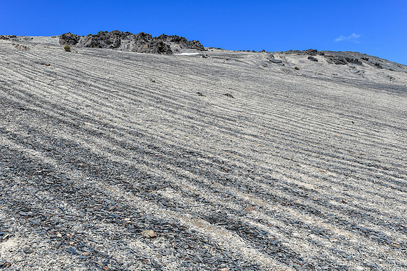 Patterned ground below Jurikhota Pass