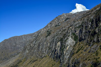Huandoy Sur from the trail to Laguna 69