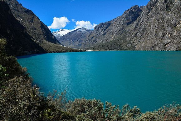 Chinancocha, the lower of the Llanganuco Lakes