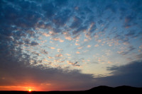 Sunrise from the Frenchman Valley Campground, West Block