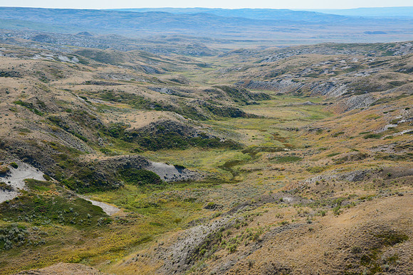 The view from the Borderlands Lookout, West Block