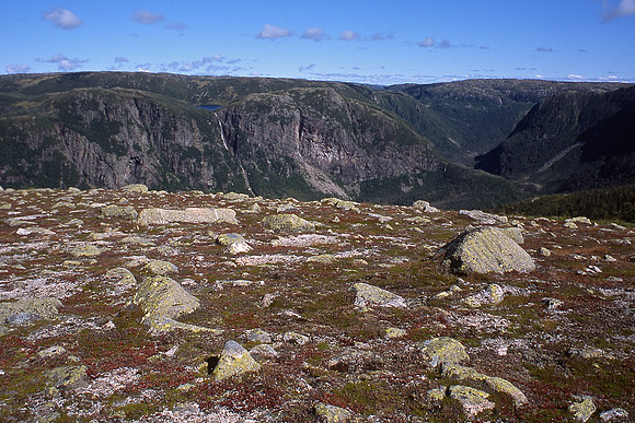 The Long Range Mountains from Gros Morne Mountain, Gros Morne National Park, Newfoundland and Labrador