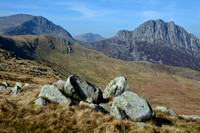 Tryfan from Y Foel Goch