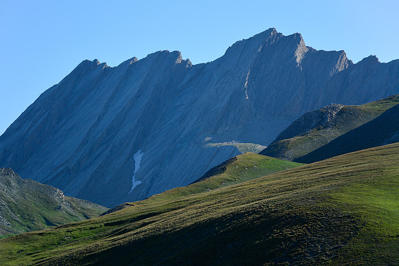 The Crête de la Taillante from the Col Agnel