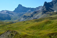 The Tête des Toillies from the end of the Grand Canal route east of Saint Véran