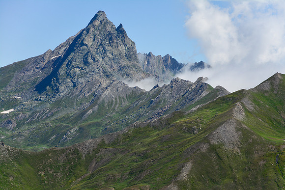 Bric Bouchet from the Crête de Peyra Plata