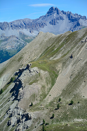 Pic de Rochebrune from the Col de Furfande