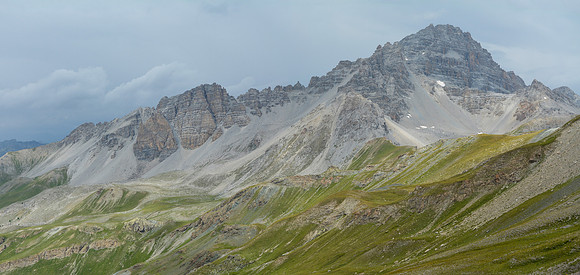 The Pic de Rochebrune from the Grand Vallon's southern slopes