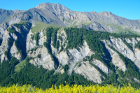 The Sommet Jacquette and Tête de Jacquette from the Grand Canal route east of Saint Véran
