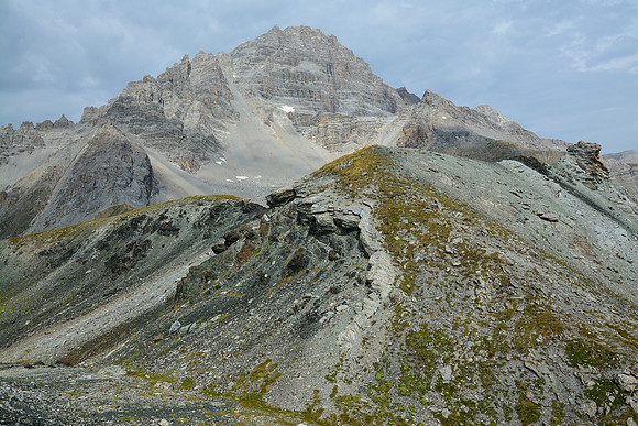 The Pic de Rochebrune from the Grand Vallon's west ridge