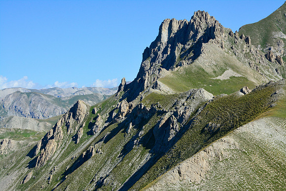 The Testas from the summit of Garnier