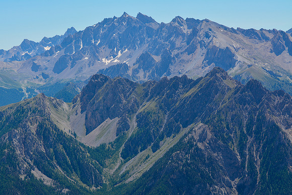 Looking south from the summit of Pic du Gazon