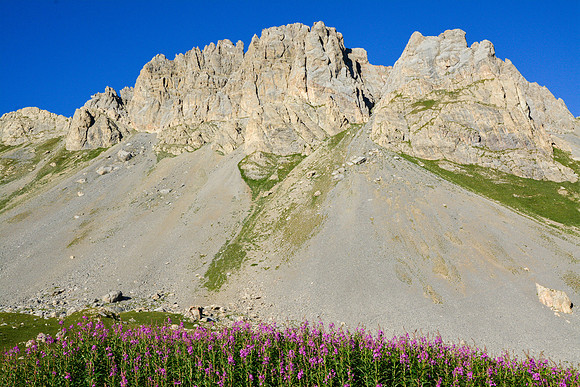The Crête de Croseras from the Refuge de Furfande