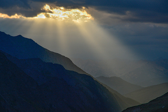 Sunset from Refuge Agnel