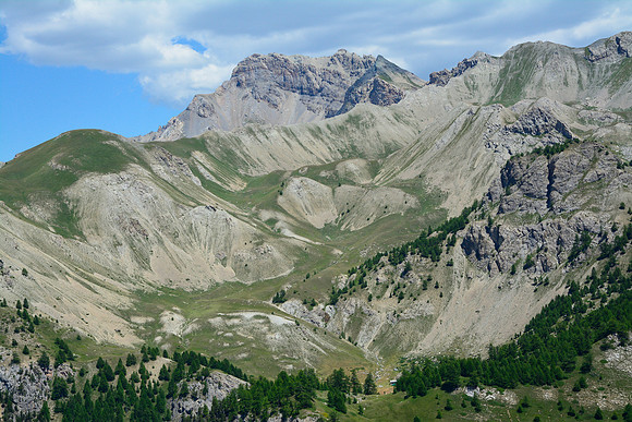 Pic du Béal Traversier from the Col de Moussière