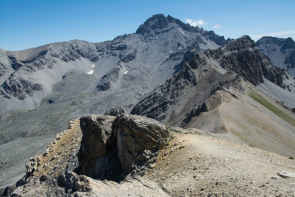 Pic de Rochebrune from the summit of Pic Ouest