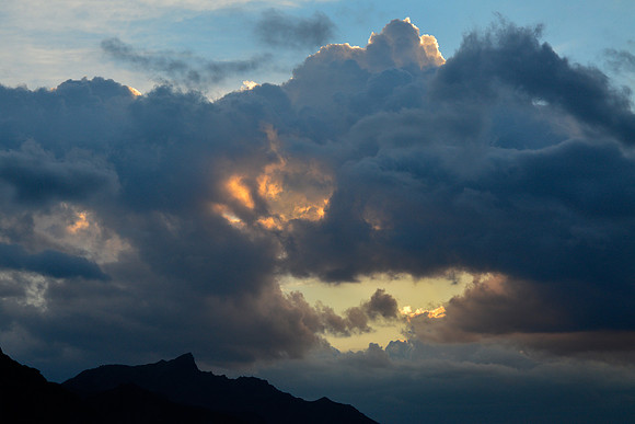 Sunset from Refuge Agnel