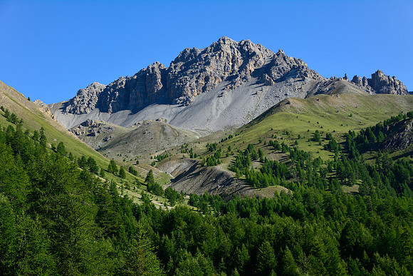 Pic Est from above the bridge over the Torrent de Souliers