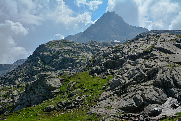 Monte Granero from above the Rifugio Granero