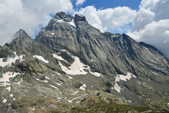 Monte Viso from the summit of Pointe Joanne