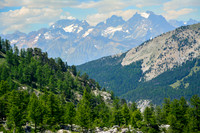 The Écrins from the Col de Moussière