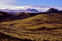 View of the Myrdalsjokull from near Hvanngil