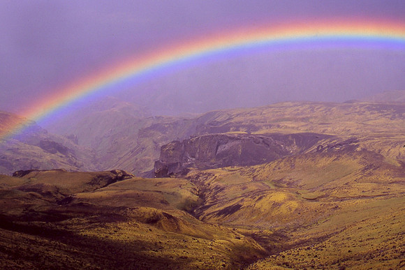 Rainbow over Thorsmork