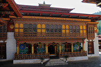 The main temple at the Punakha Dzong