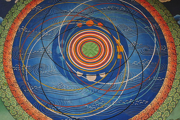 Cosmic mandala, Punakha Dzong
