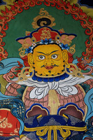 Painting outside the entrance to the Punakha Dzong