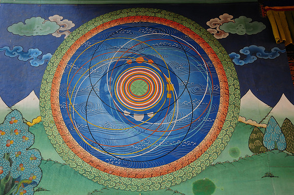 Cosmic mandala, Punakha Dzong