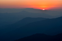 Sunrise from Chiwabhanjang on the Singalila Ridge