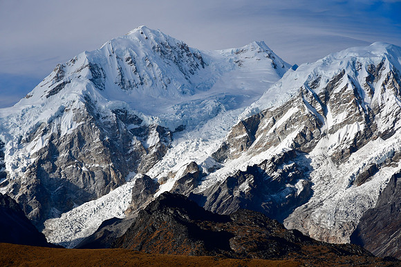 Kabru from the ridge northeast of Panding