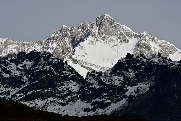Kangchenjunga en route from Dzongri to Lamuney