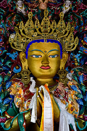 Statue of the Maitreya Buddha, Ghoom Monastery, Darjeeling