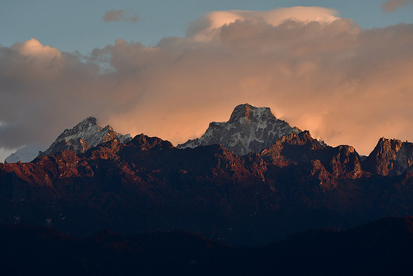 Sunrise view from Pelling