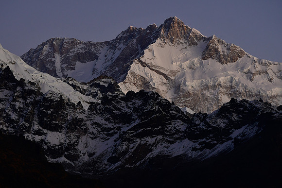 Kangchenjunga before sunrise from Dzongri Top
