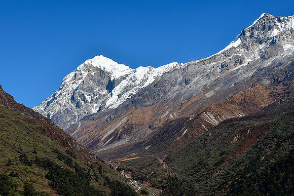 Pandim en route from Tangshing back to Dzongri