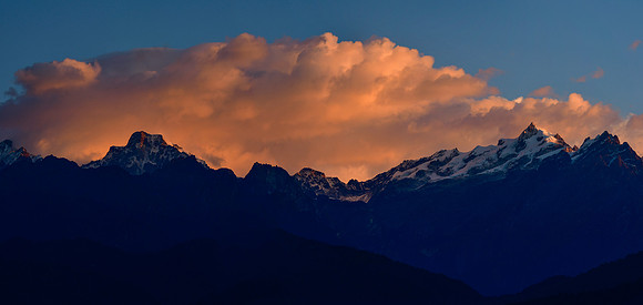 Sunrise view from Pelling