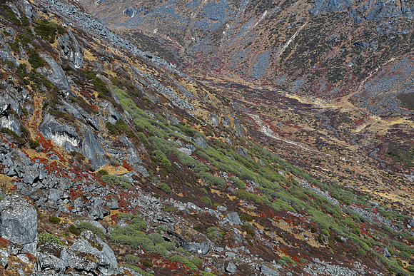 The valley north of Kokling Pass