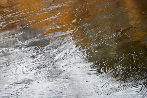 Reflections on frozen Samiti Lake