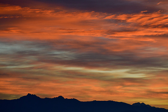 Sunrise from Observatory Hill, Darjeeling