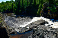 High Falls from above, Kap-Kig-Iwan Provincial Park