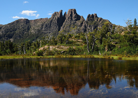 Mount Geryon from The Pool of Memories, The Labyrinth, Cradle Mountain-Lake St. Clair National Park