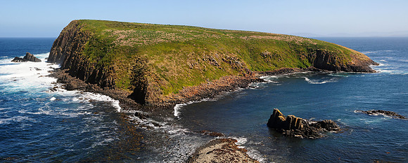 Courts Island from Cape Bruny, South Bruny National Park