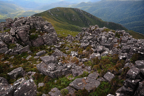 Looking south from the summit of Mount Beecroft