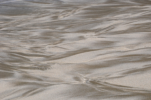 Sand patterns in Surprise Rivulet, South Coast Track, Southwest National Park