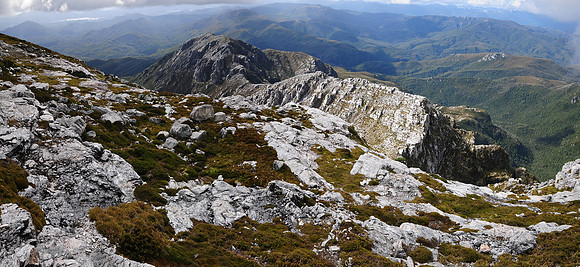 Lion's Head and North Col from Frenchman's Cap, Franklin-Gordon Wild Rivers National Park