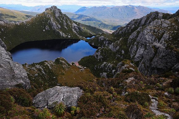 Lake Oberon and Pegasus South, Western Arthur Range, Southwest National Park