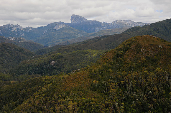 Frenchman's Cap from Donaghy's Lookout, Franklin-Gordon Wild Rivers National Park